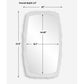 Marbella Mirror, White