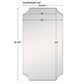 Lennox Mirror, Brass