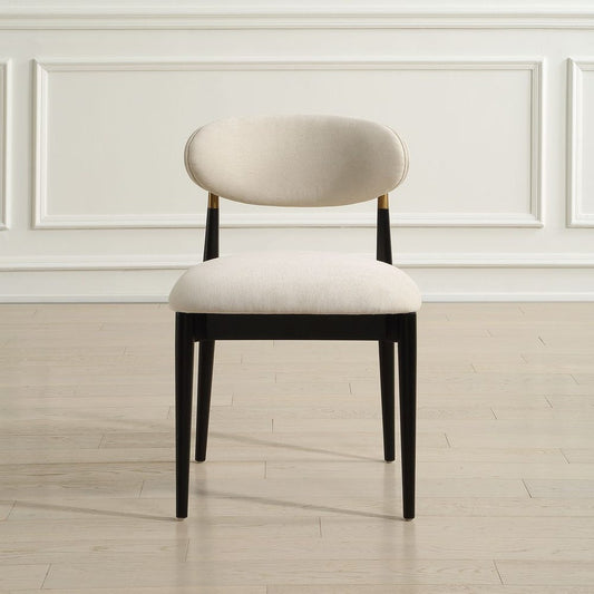Moxie Armless Dining Chair, Black, 2 Per Box, Priced Each