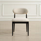 Moxie Armless Dining Chair, Black, 2 Per Box, Priced Each