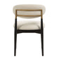 Moxie Armless Dining Chair, Black, 2 Per Box, Priced Each