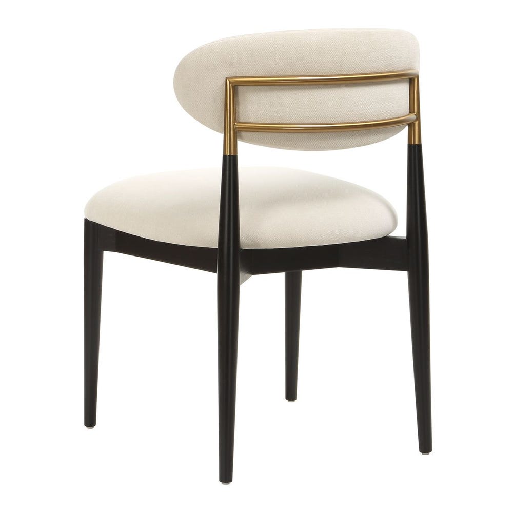 Moxie Armless Dining Chair, Black, 2 Per Box, Priced Each