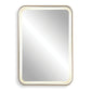 Crofton Lighted Vanity Mirror, Brass