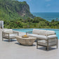 Borneo Outdoor Lounge Chair, Oyster