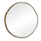 Lowen Round Mirror, Brass