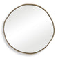 Lowen Round Mirror, Brass