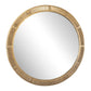 Heart Of Gold Round Mirror