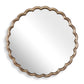 Cerrito Round Mirror, Brass