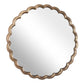 Cerrito Round Mirror, Brass