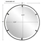 Cashel Round Mirror