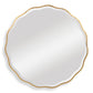 Aneta Round Mirror, Gold