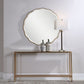 Aneta Round Mirror, Gold
