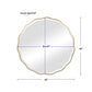 Aneta Round Mirror, Gold