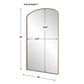 Tordera Arch Mirror, Brass