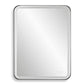 Crofton Lighted Large Mirror, Black