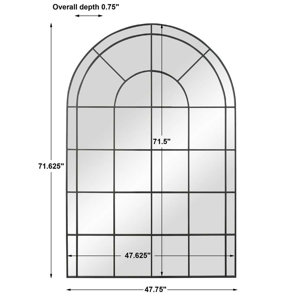 Grantola Arch Mirror, Black