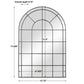 Grantola Arch Mirror, Black
