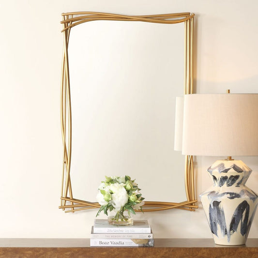 Curved Branches Mirror
