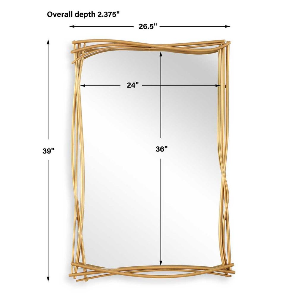 Curved Branches Mirror
