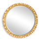Haya Round Mirror, Gold