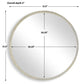 Break The Ice Round Mirror