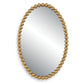 Serna Oval Mirror, Gold