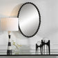 Serna Oval Mirror, Black