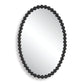Serna Oval Mirror, Black