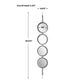 Button Mirror, Silver