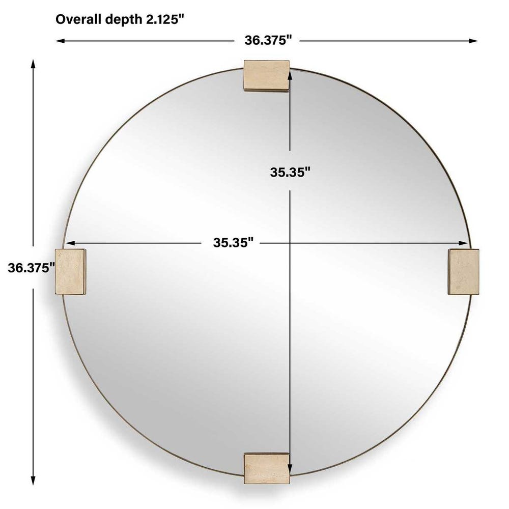 Russo Round Mirror