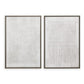 Social Theory Framed Canvases, S/2