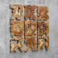 Talia Indoor-Outdoor Wood Wall Decor, S/9