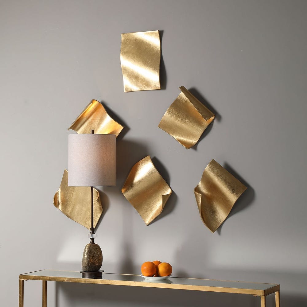 Fluttering Pages Wall Decor, S/6