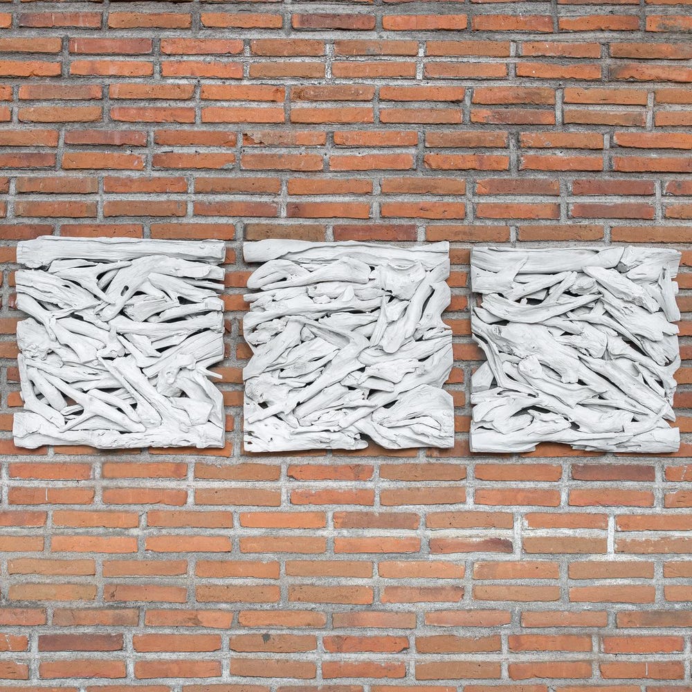 Rio Wood Wall Decor, Whitewashed