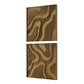 Golden Terrain Wood Wall Decor, S/2