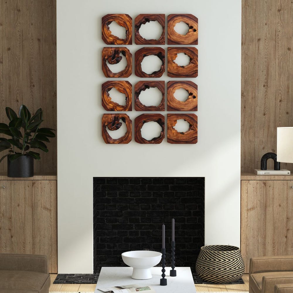 Adlai Wood Wall Decor, S/6