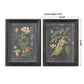 Midnight Botanicals Framed Prints, S/2