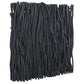 Gathered Teak Square Wood Wall Decor, Black
