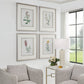 Heirloom Blooms Study Framed Prints, S/4