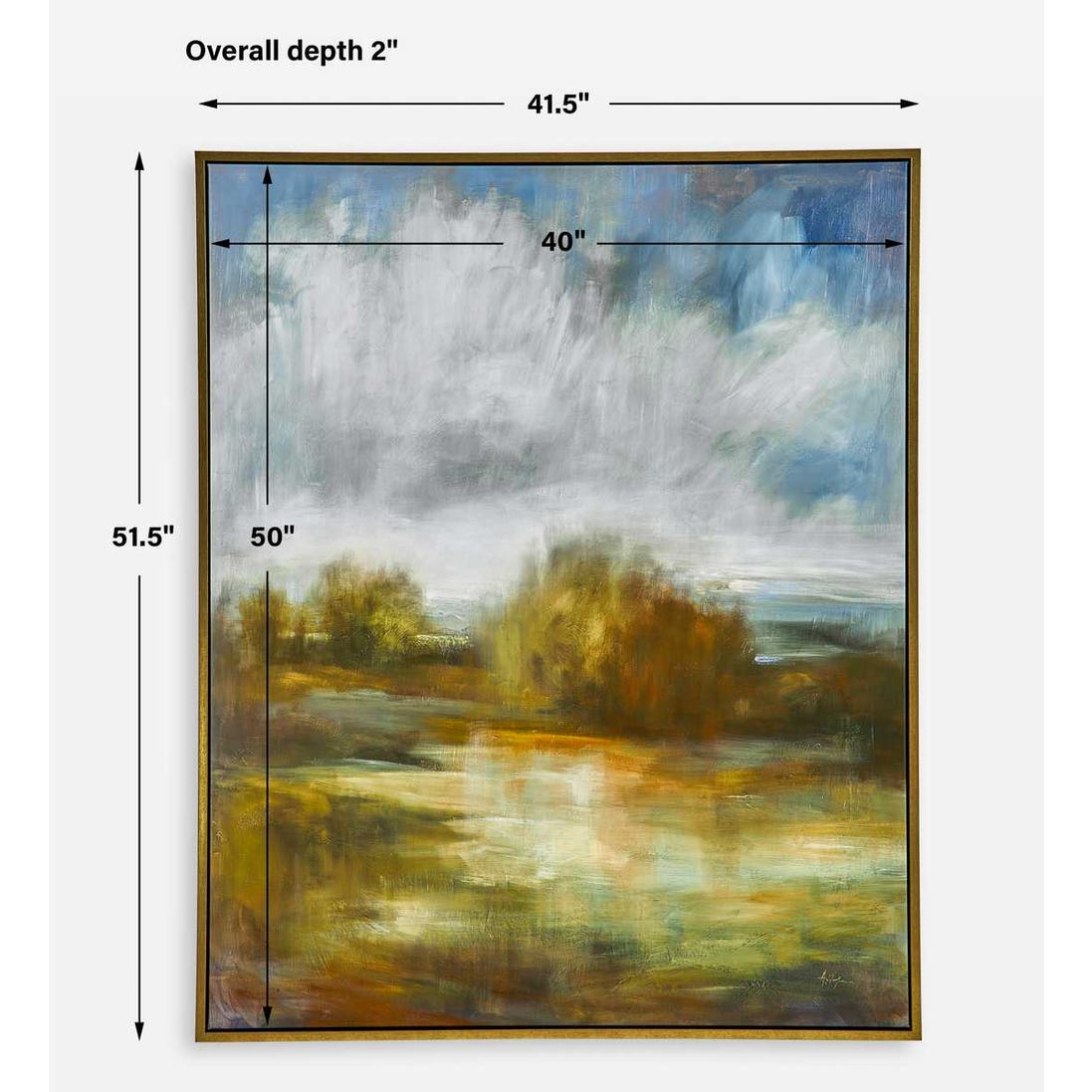 John's Field Framed Canvas