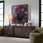 Plum Ranculus Framed Canvas