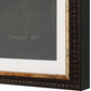 Florals on Black Framed Prints, S/4