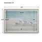 Tranquil Shorebirds on the Sand Framed Print