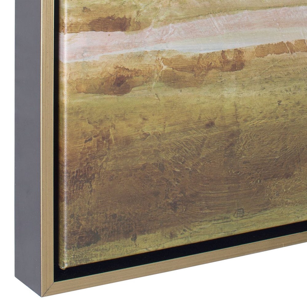 Hazy Lake Framed Canvas