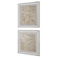Unpredictable Hand Painted Canvases, S/2