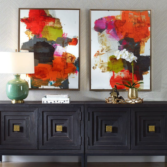 Tried and True Framed Canvases, S/2