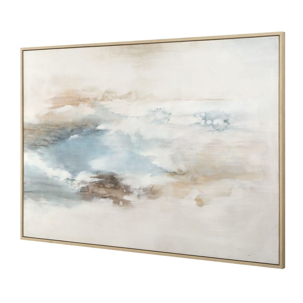 Chasing Blue Hand Painted Canvas