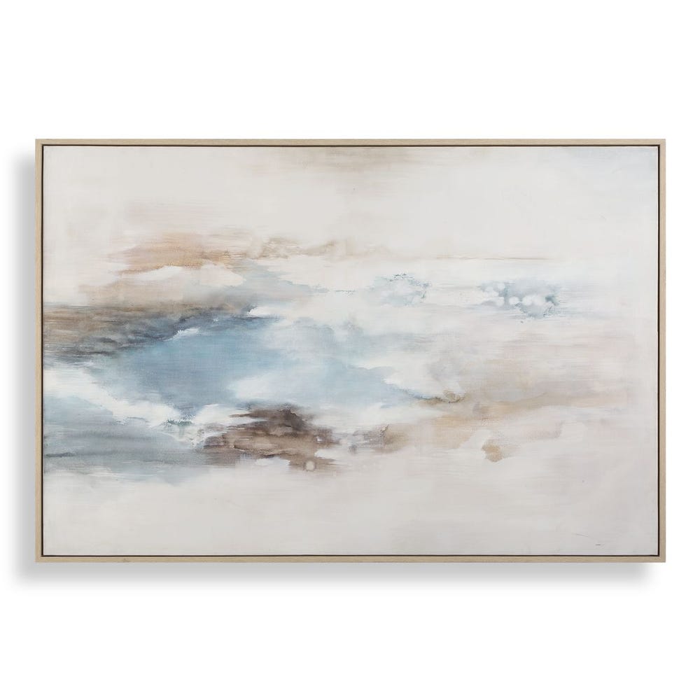 Chasing Blue Hand Painted Canvas