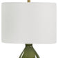Gourd Table Lamp, Green