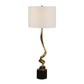 Spiraling Cordless Buffet Lamp